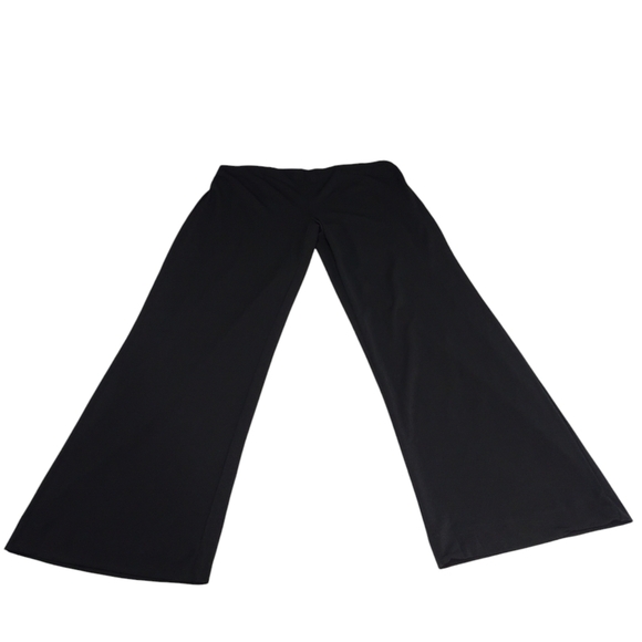 White Stag Women's Black Stretch Wide Leg Comfortable Pants Size Medium NWT - Picture 3 of 7